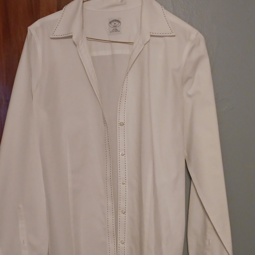 Woman white blouse